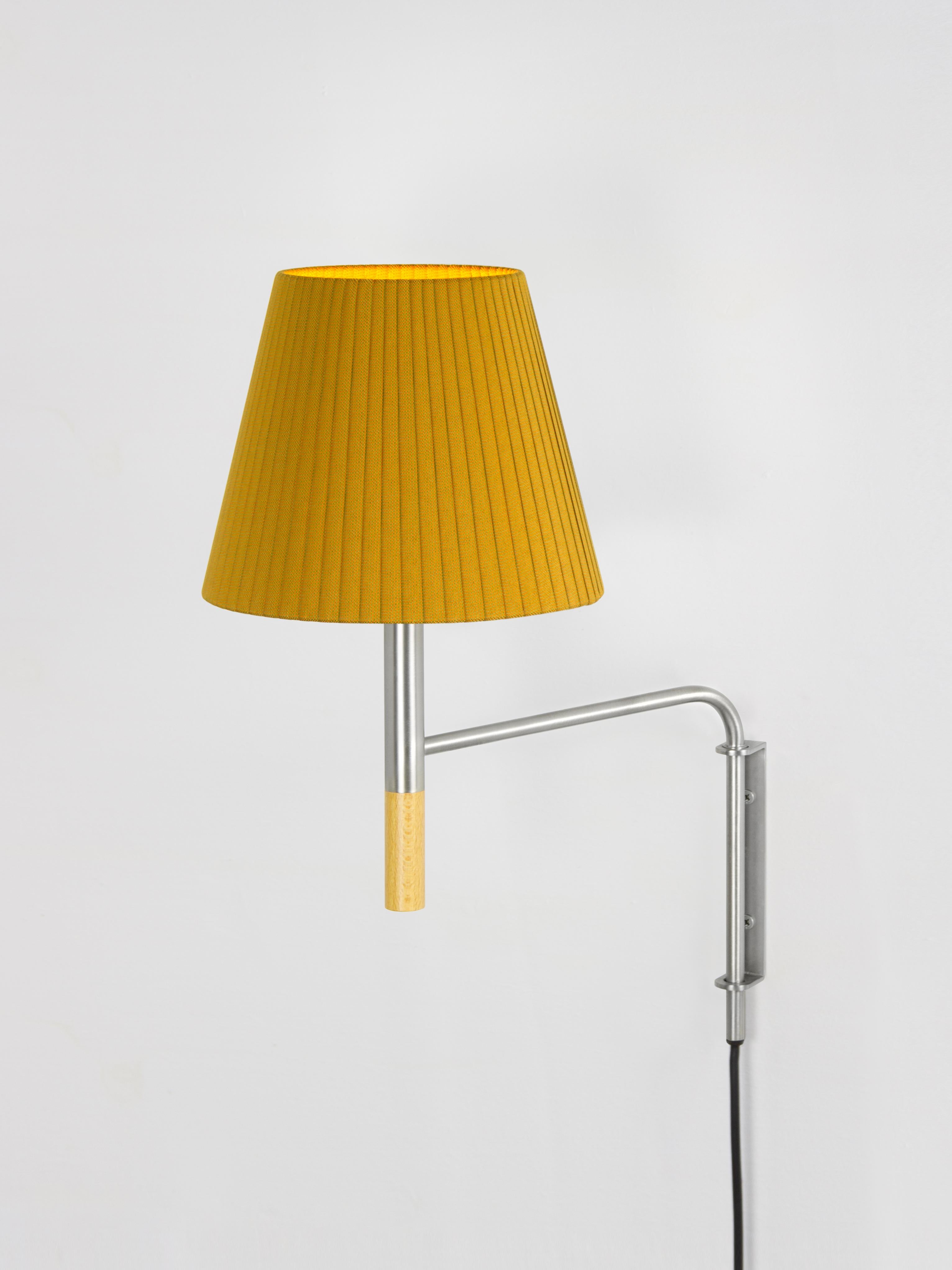 Modern Mustard BC1 Wall Lamp by Santa & Cole For Sale