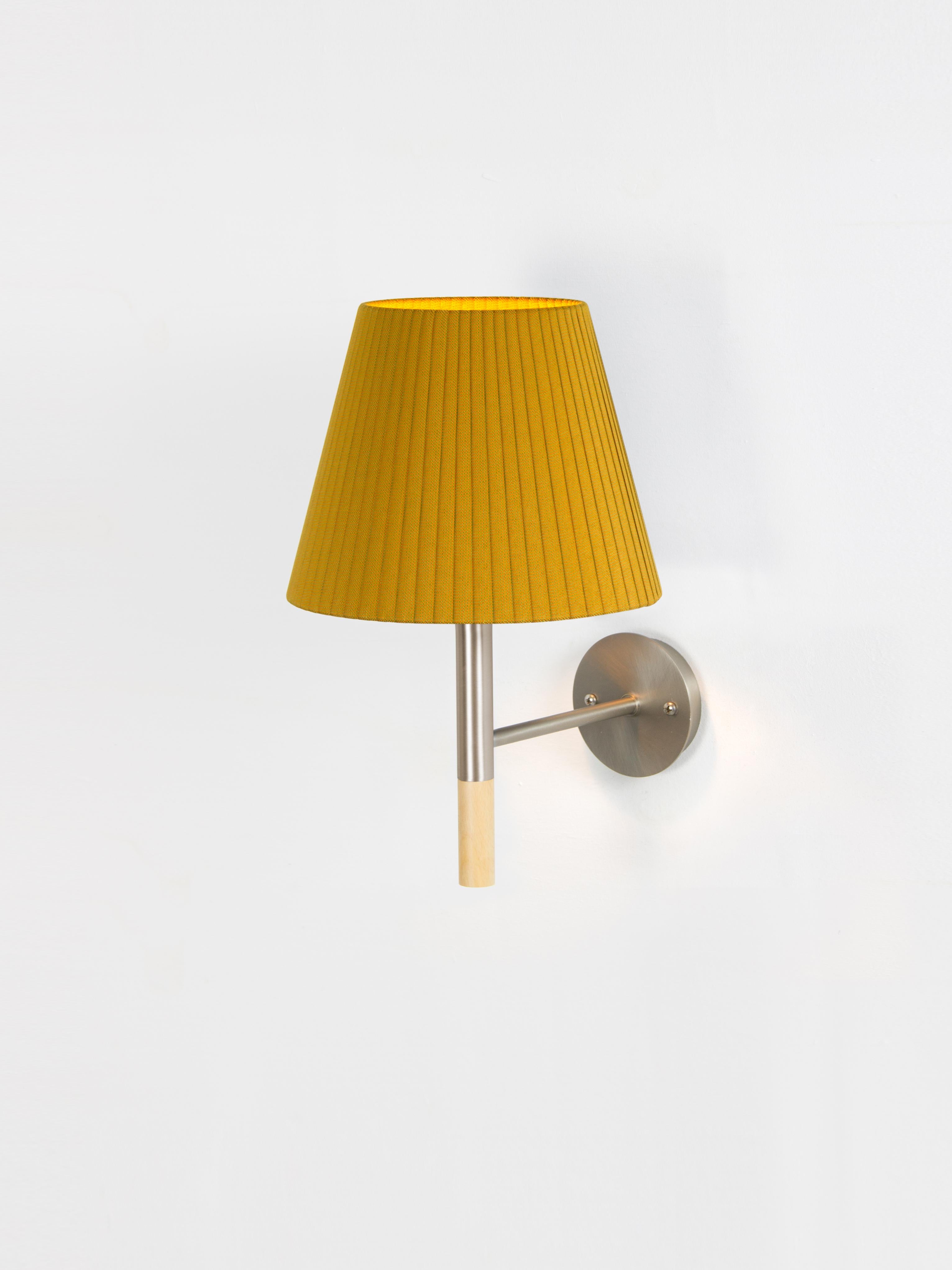 Modern Mustard BC2 Wall Lamp by Santa & Cole For Sale