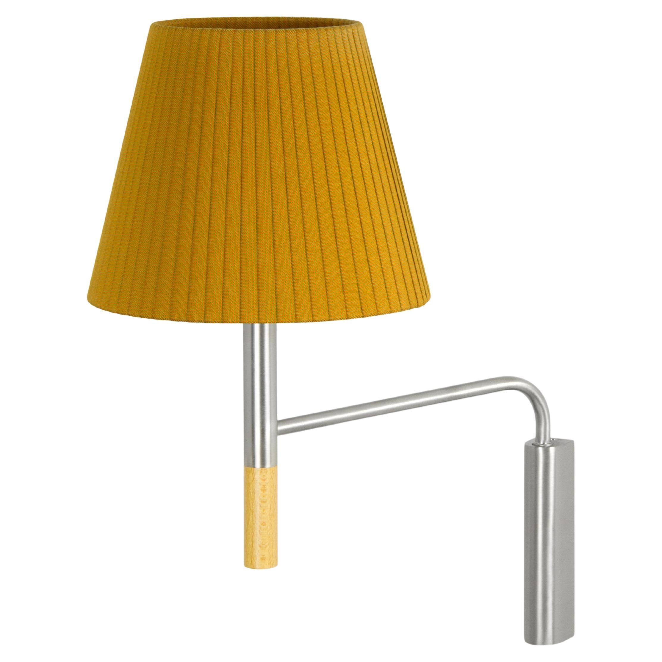Mustard BC3 Wall Lamp by Santa & Cole For Sale