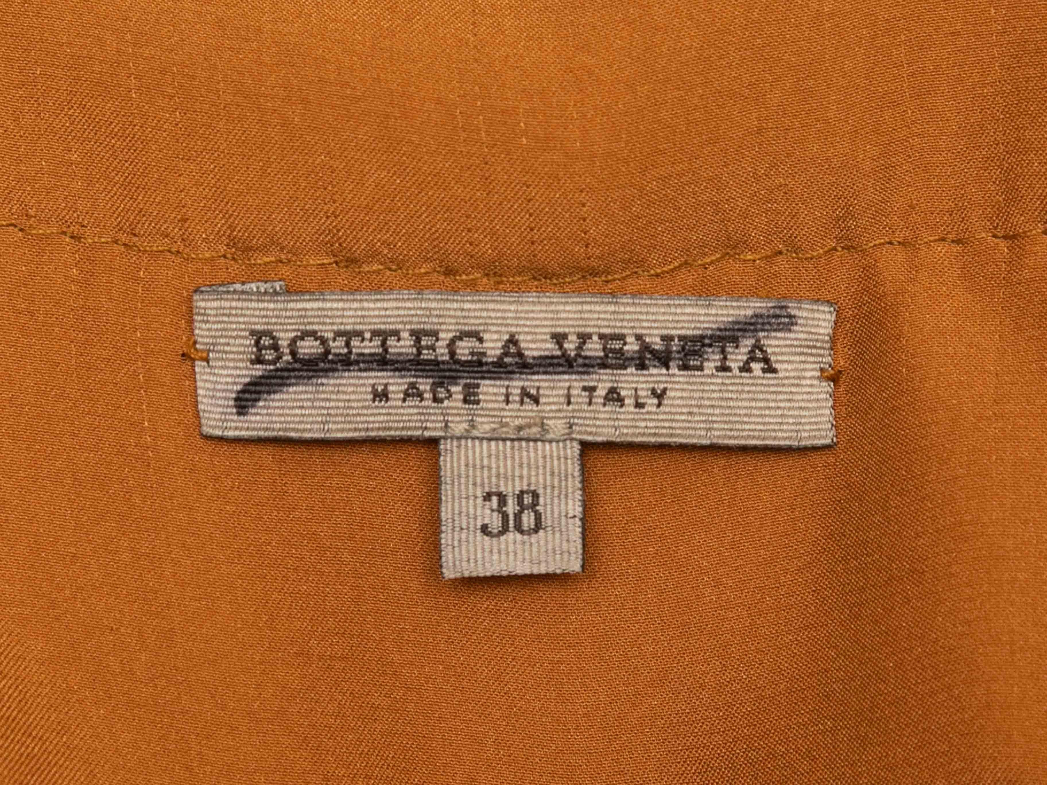 De las mujeres Vestido sin mangas Bottega Veneta mostaza Talla IT 38 en venta