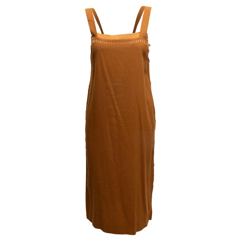 Mustard Bottega Veneta Sleeveless Dress Size IT 38 For Sale at 1stDibs Mustard Bottega Veneta Sleeveless Dress Size IT 38 For Sale at 1stDibs
