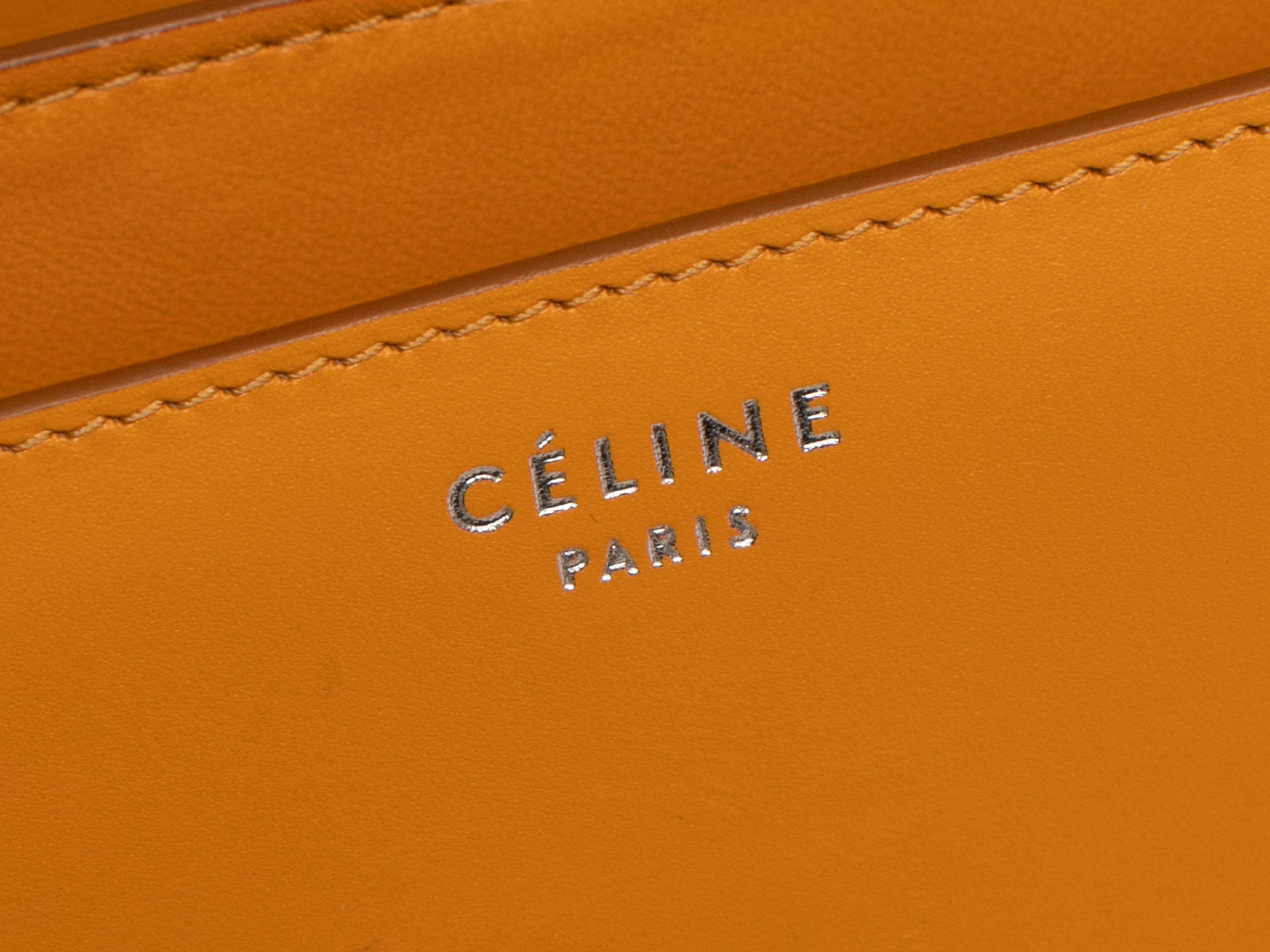 Senf Celine Teen Classic Leather Crossbody im Angebot 2