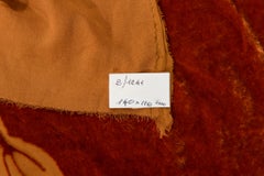 Mustard-colored Devoré Velvet Remnant