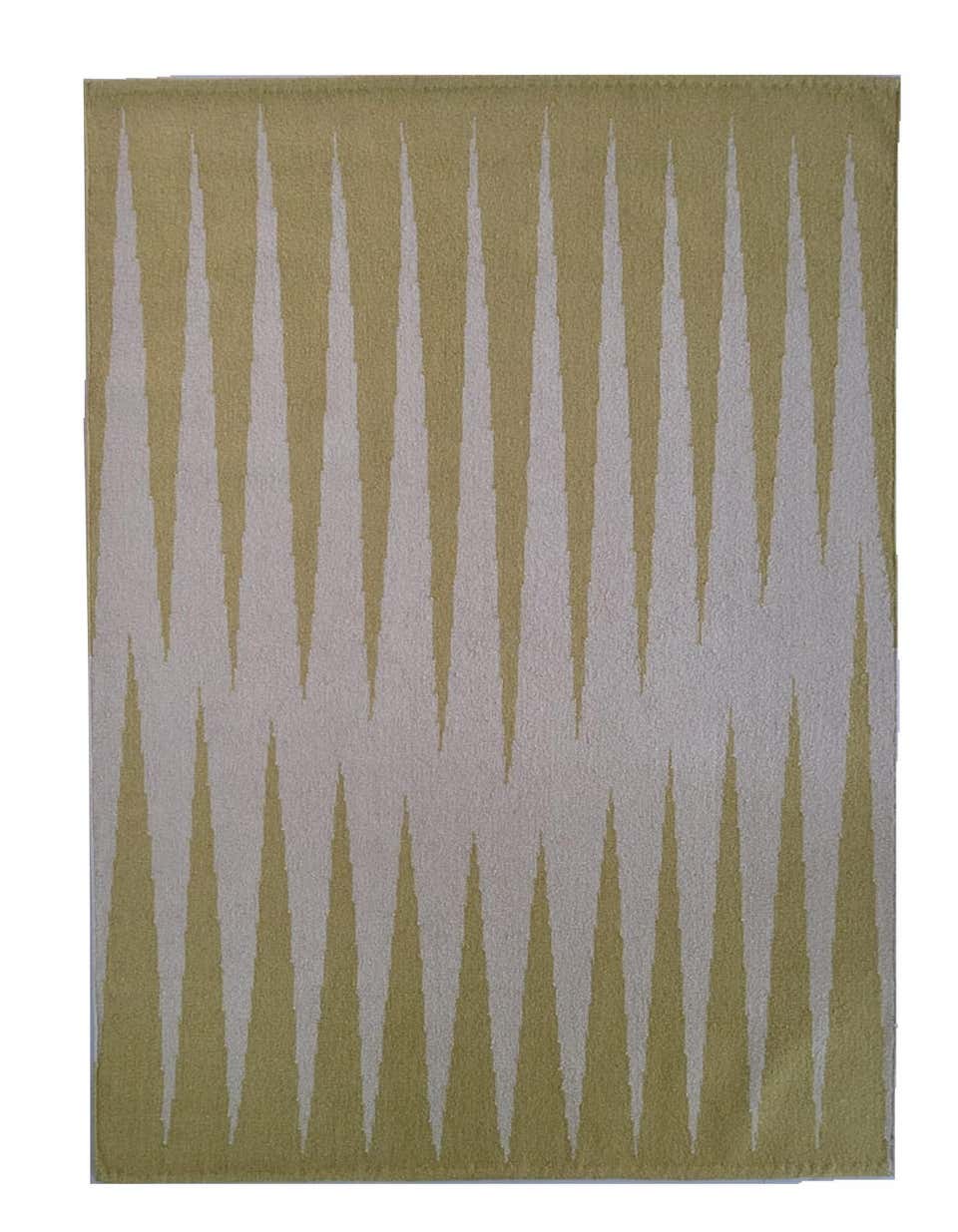 Rug Scandinavian Summer - Modern Tufted Yellow Wool with Snake and Bugs ...