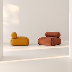 Mustard Lupin Sofa by Nelson Araujo