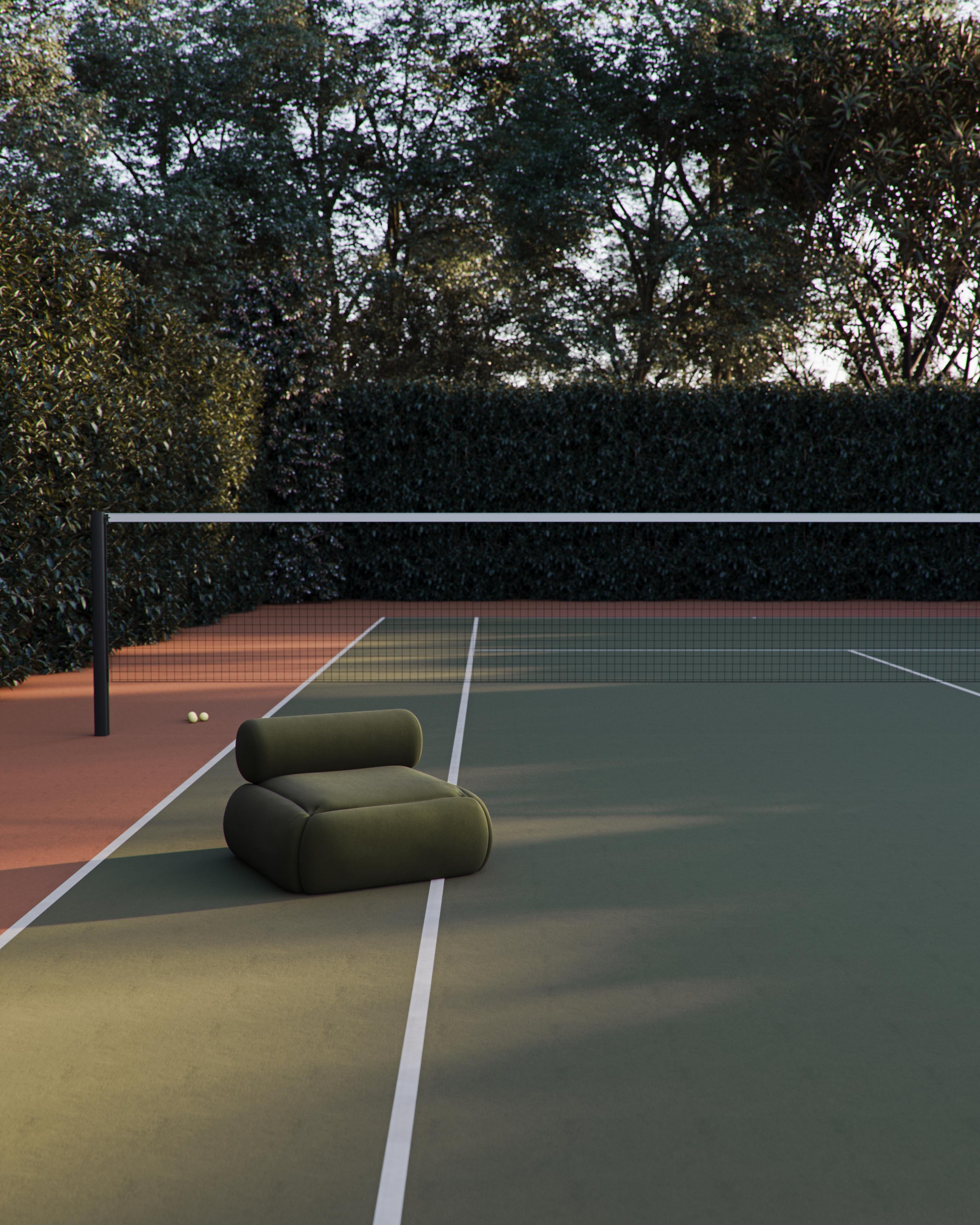 Canapé Lupin Mustard de Nelson Araujo en vente 2