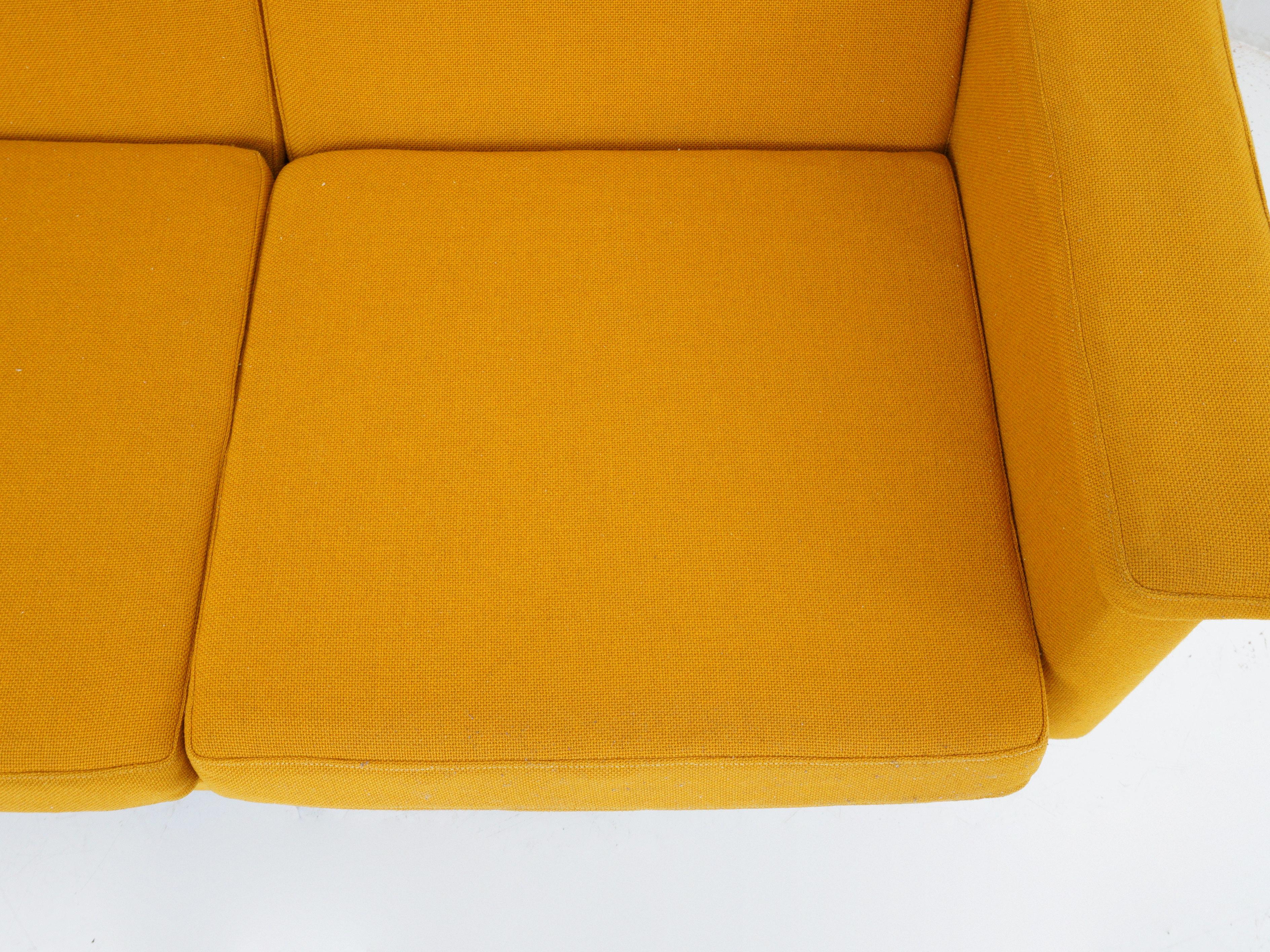 Mustard Mid-Century Modern Sofa, 1960s 1