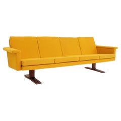 Mustard Mid-Century Modern Sofa, 1960s