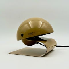 Mustard Yellow Guzzini 'Bugia' Adjustable Metal Lamp by Giuseppe Cormio, 1970s