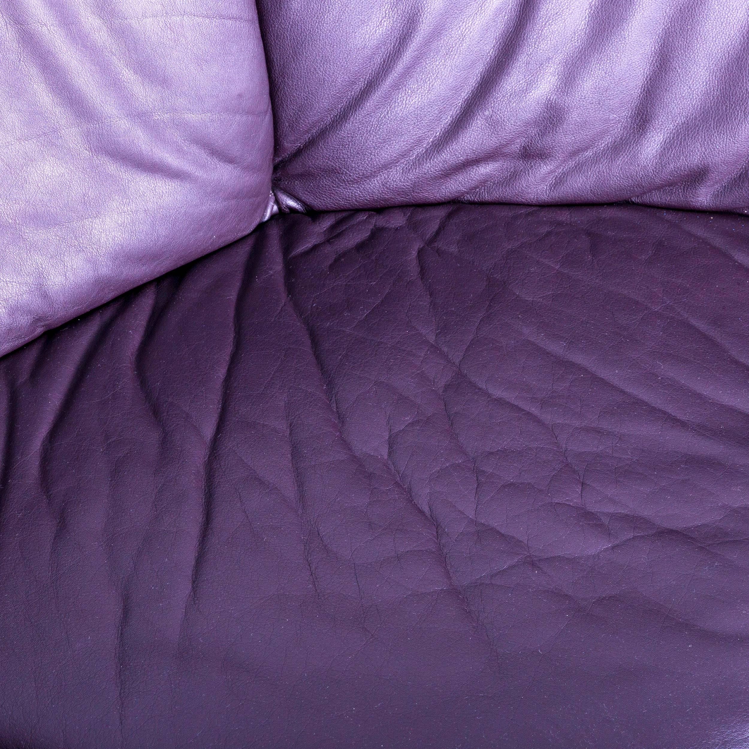 purple corner sofa