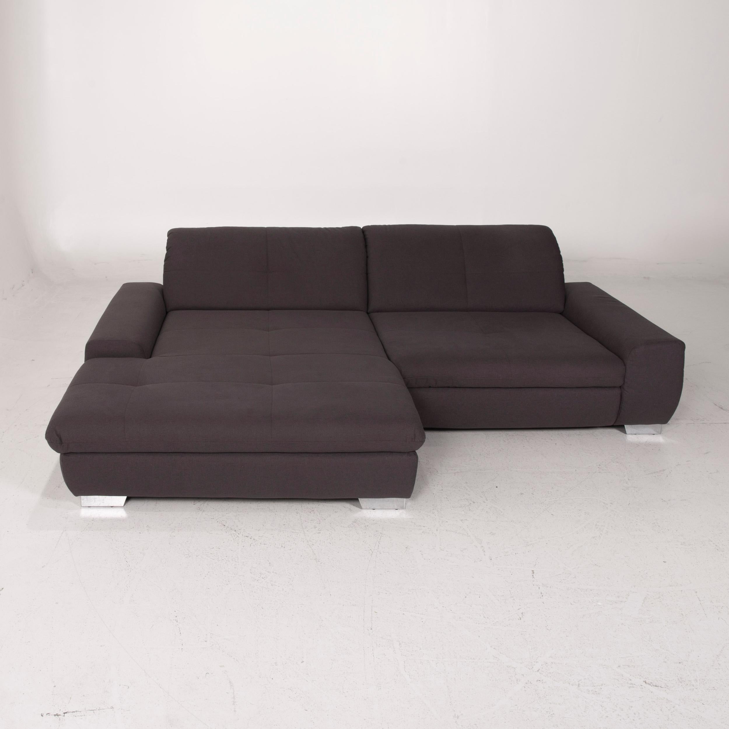 Musterring Fabric Sofa Anthracite Corner Sofa For Sale 3