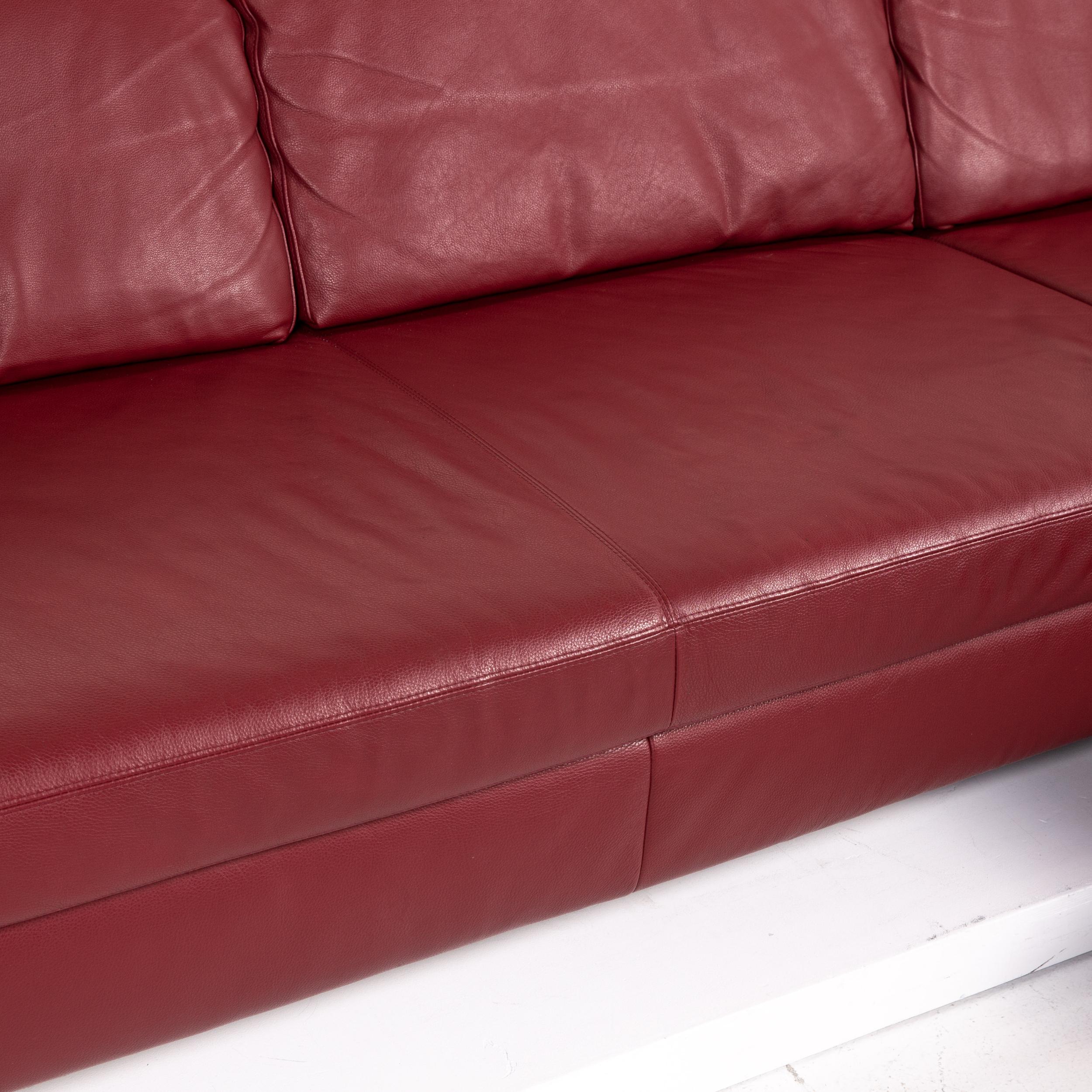 dark red couch