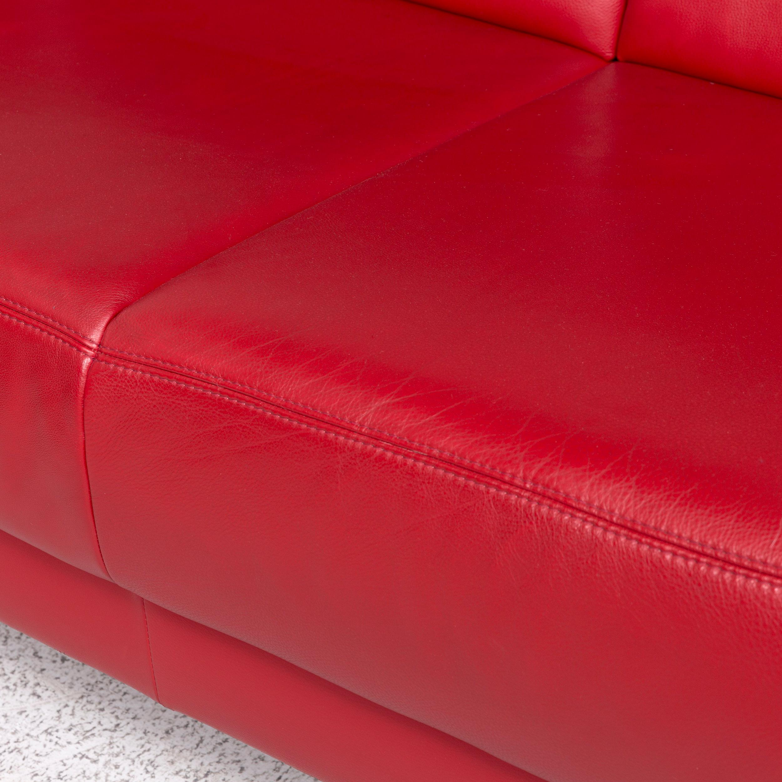 Musterring Leder Ecksofa Rot Sofa Couch For Sale at 1stDibs | musterring ecksofa  leder, couch rot, leder eck sofa