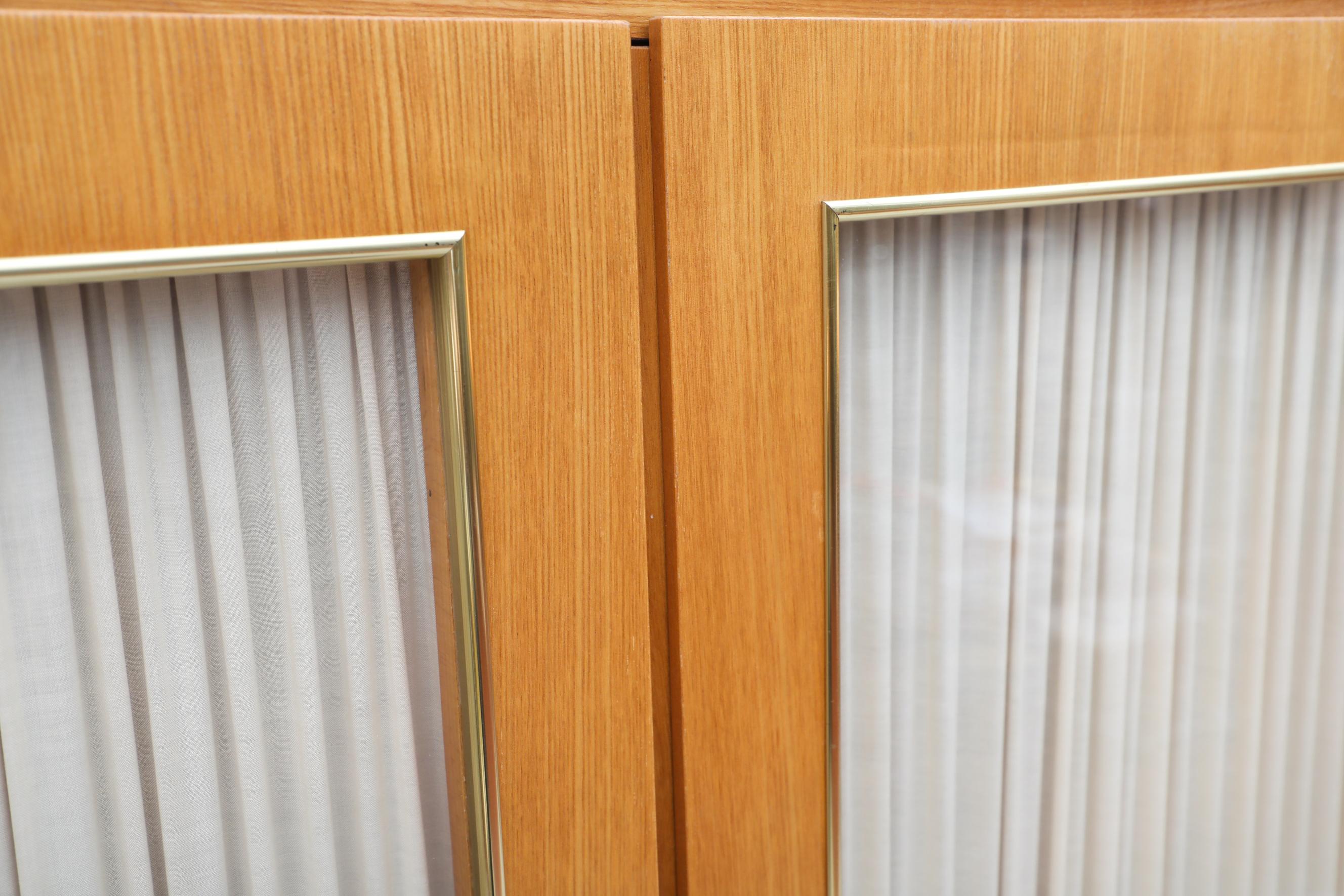 Musterring Mid-Century Wardrobe with Curtains, 1950's 9