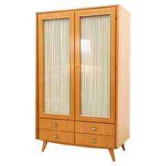 Vintage Musterring Mid-Century Wardrobe with Curtains, 1950's