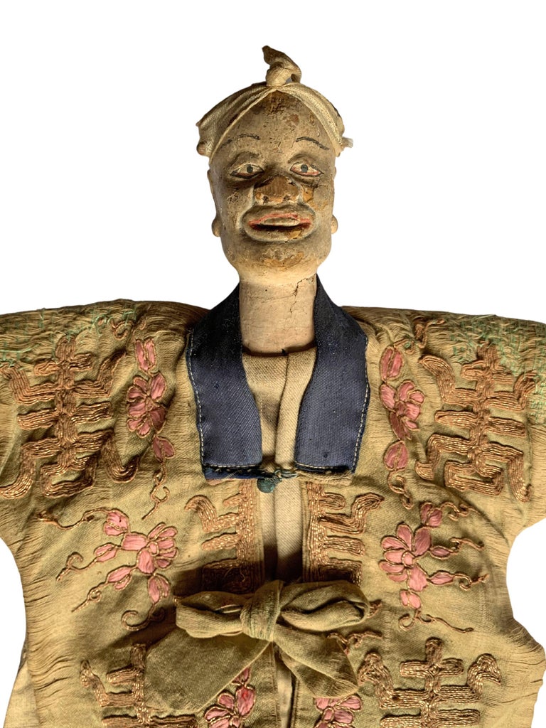 Musuem Quality 19th Century Chinese HandPuppet "Potehi" For Sale at