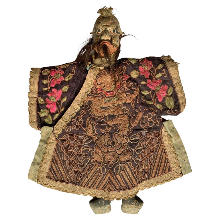 Musuem Quality 19th Century Chinese HandPuppet "Potehi" For Sale at