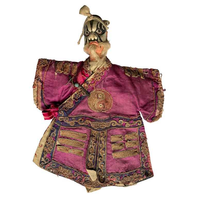 Musuem Quality 19th Century Chinese HandPuppet "Potehi" For Sale at