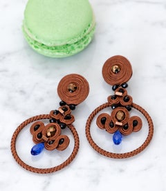 Orecchini Musula La Patisserie Macarons Chocolat