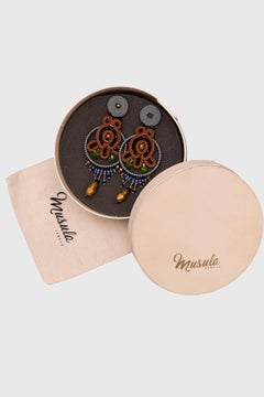 Musula La Patisserie Saint-Honoré Choco Earrings