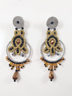 Musula Urban Silver Opera Earrings