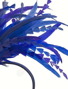 SPECIAL HOLIDAY PRICE: "Mut" Kreisicouture headband with feathers