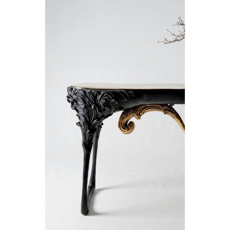 Console Mutation - Design/One contemporain en laiton noirci par Misaya Neuf - En vente à Geneve, CH