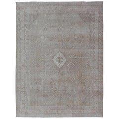 Tappeto Joshegan persiano antico con disegno sub-geometrico all over