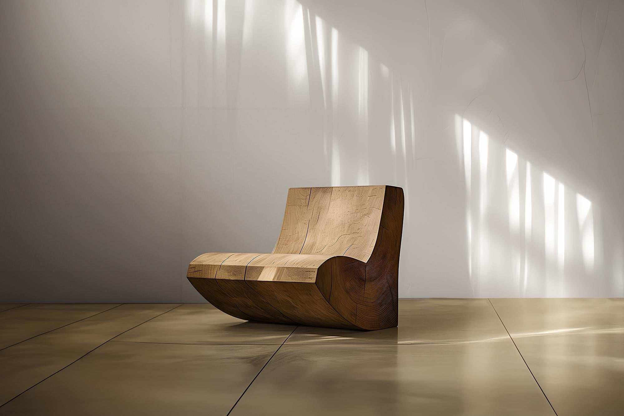 Muted by NONO No02 Minimalistischer Lounge-Sessel Massivholz Komfort im Angebot 2