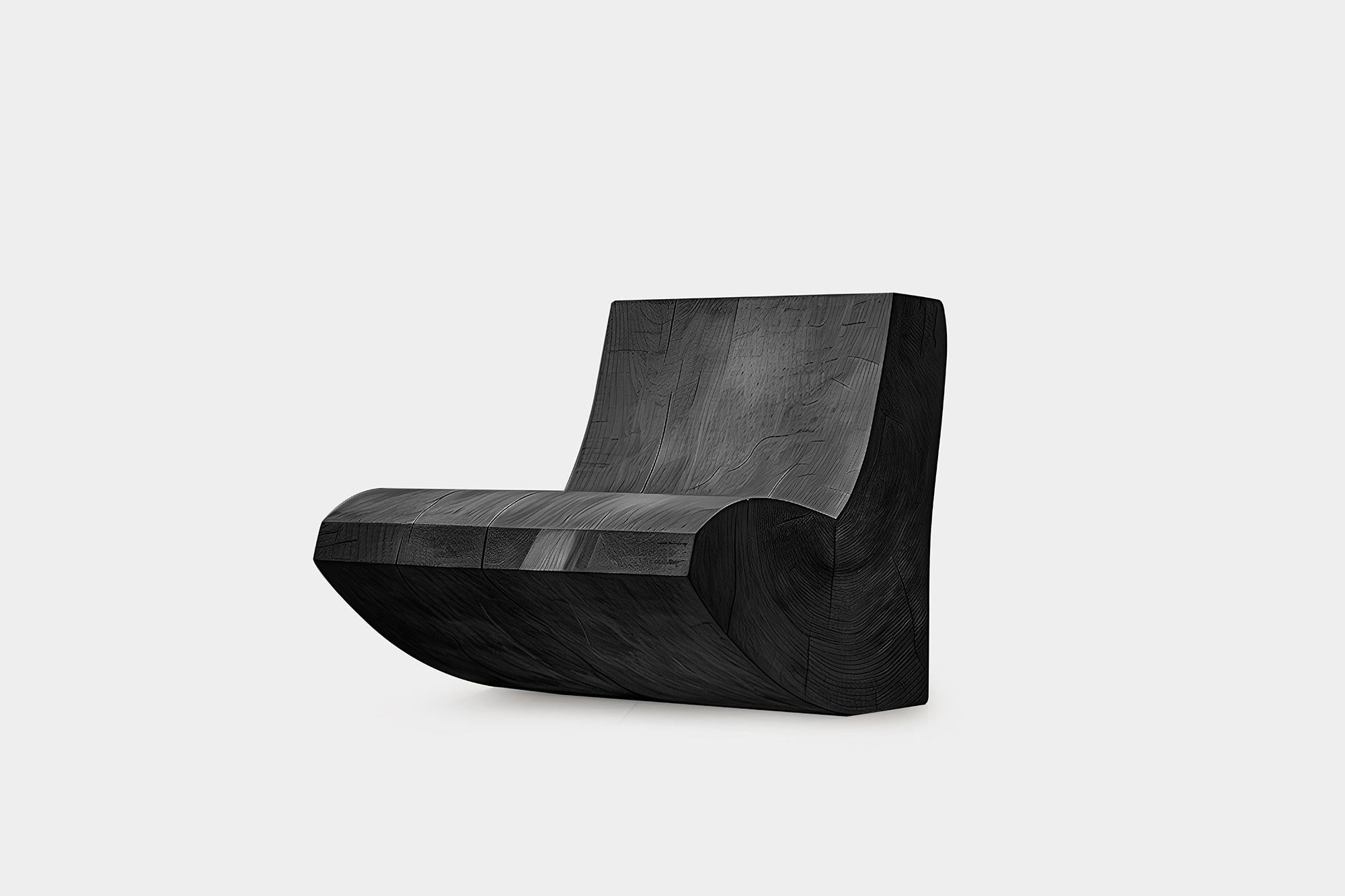 Muted by NONO No02 Minimalistischer Lounge-Sessel Massivholz Komfort im Angebot 12