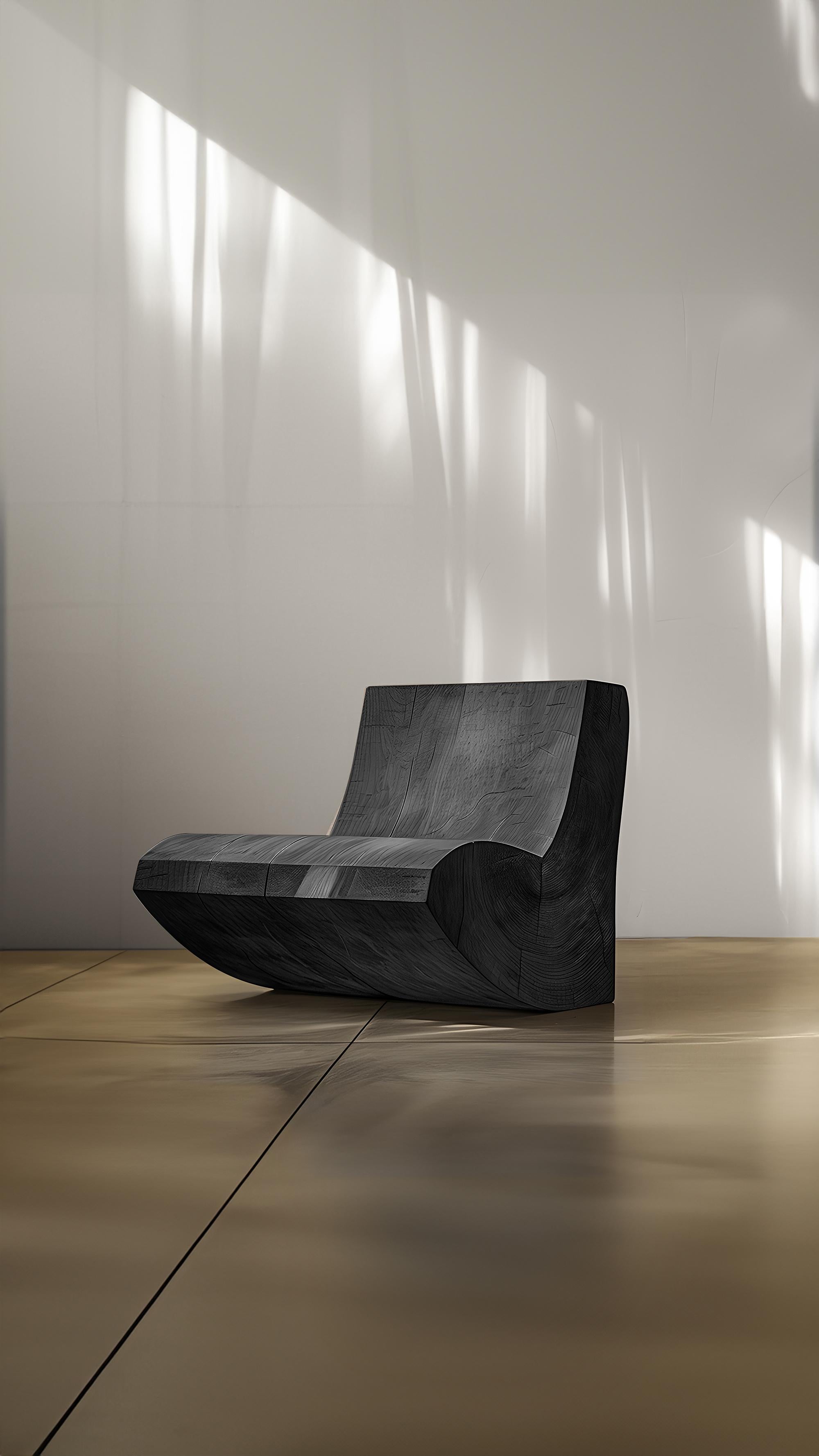 Muted by NONO No02 Minimalist Lounge Chair Solid Wood Comfort In New Condition For Sale In Estado de Mexico CP, Estado de Mexico