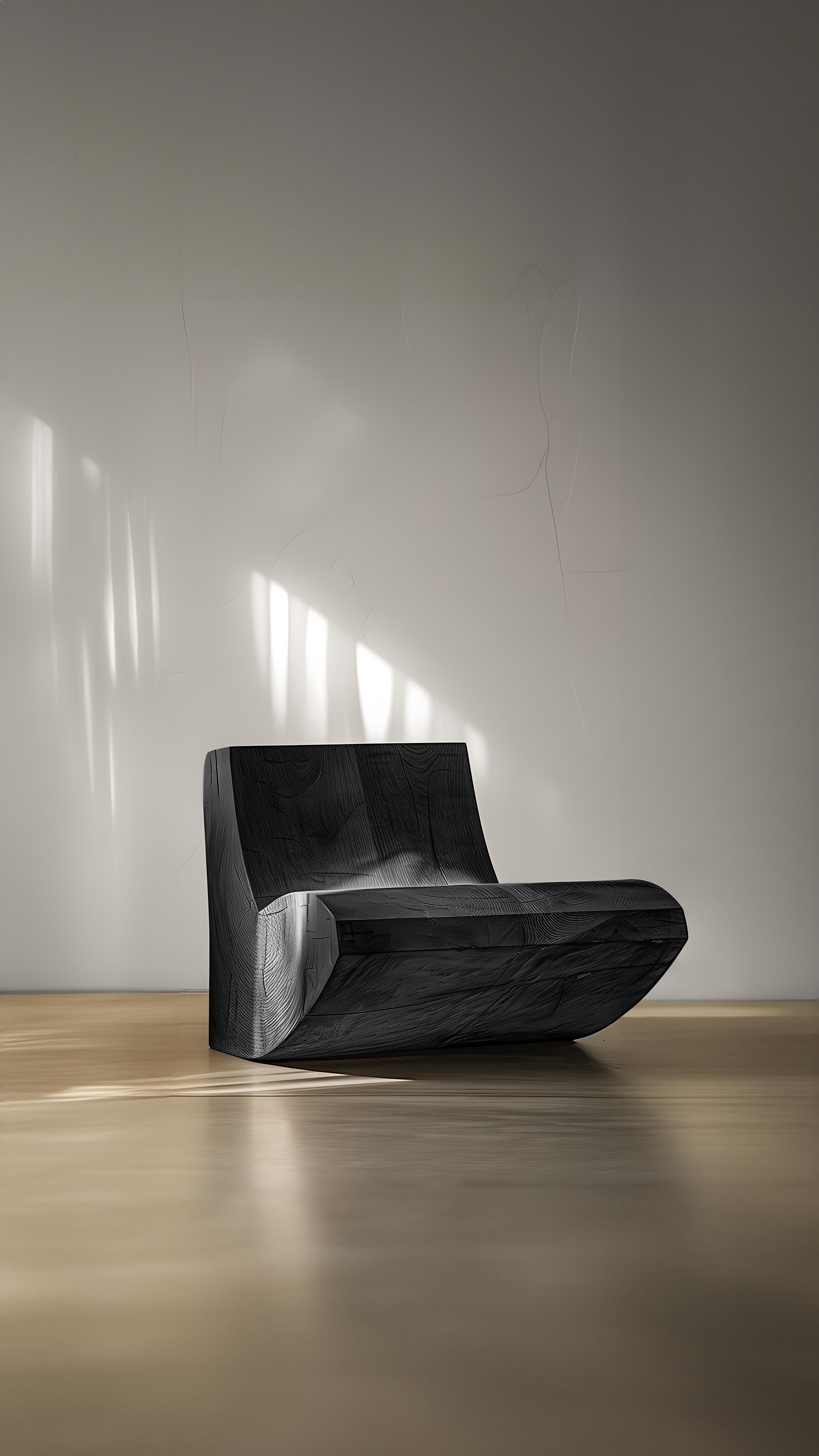 Muted by NONO No02 Minimalistischer Lounge-Sessel Massivholz Komfort (21. Jahrhundert und zeitgenössisch) im Angebot