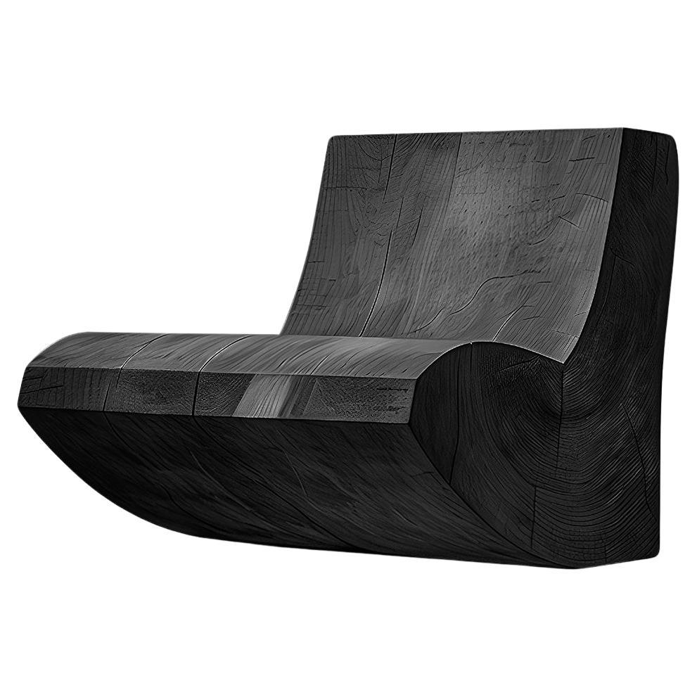 Muted by NONO No02 Chaise longue minimaliste en bois massif Confort