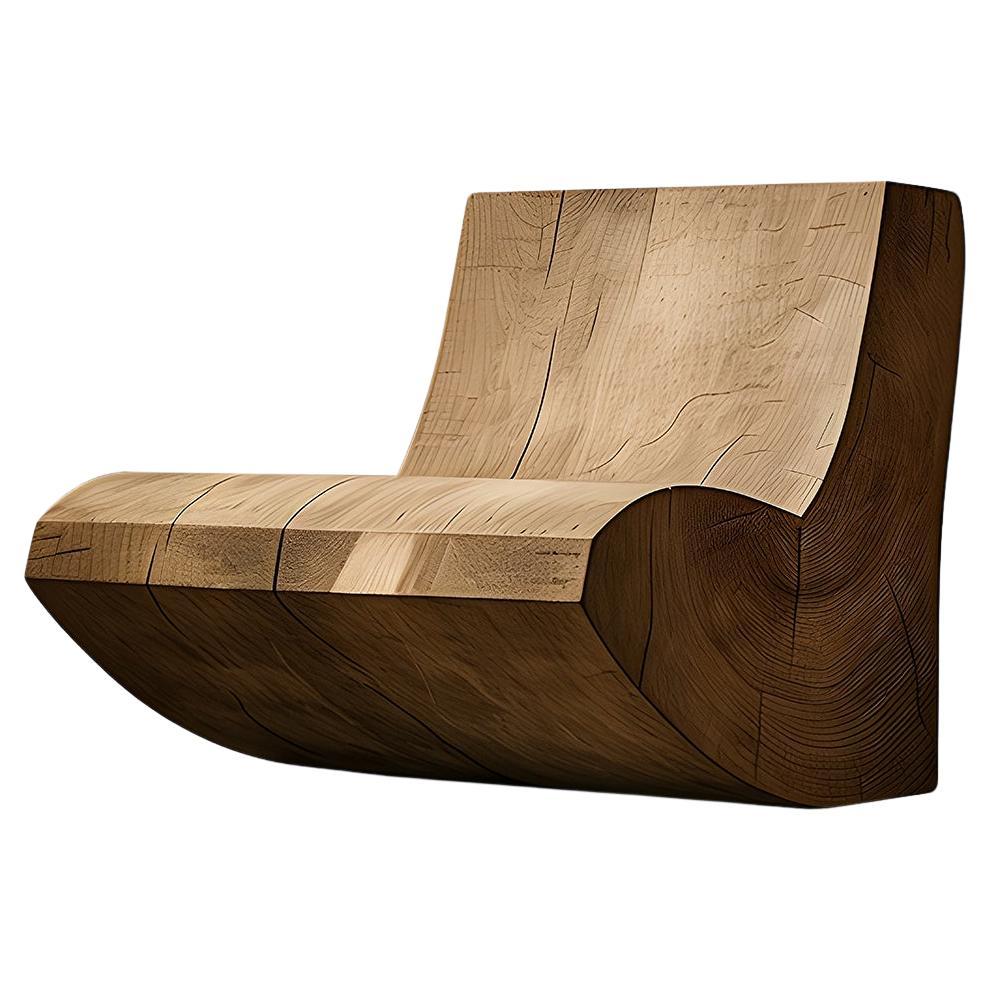 Muted by NONO No02 Minimalistischer Lounge-Sessel Massivholz Komfort im Angebot