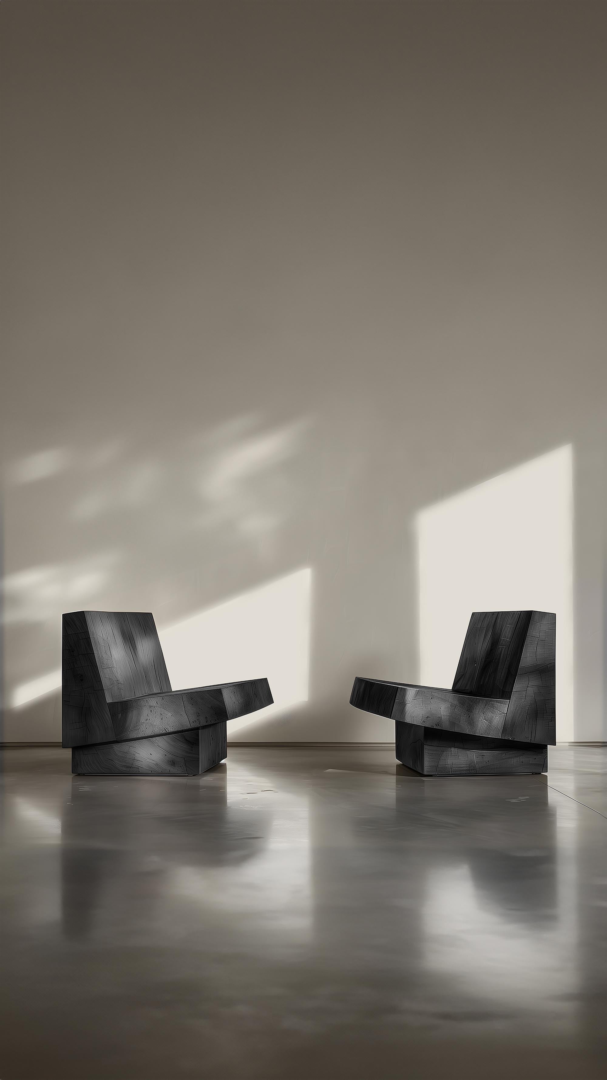XXI secolo e contemporaneo Muted by NONO No06 Sedia da pranzo Eleg Simplicity Solid Wood in vendita