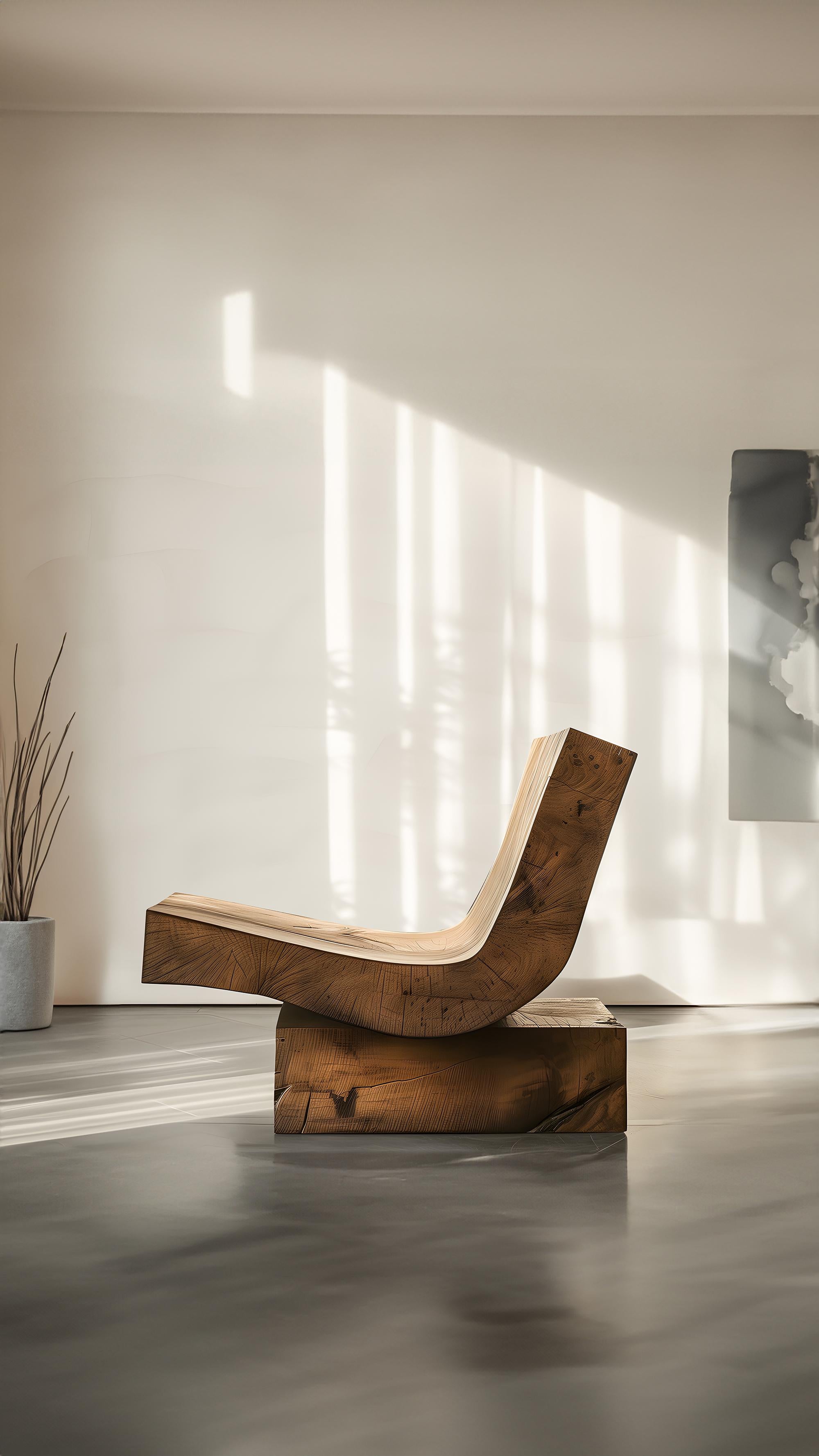 Muted by NONO No10, chaise en chêne massif, luxe minimaliste en vente 2