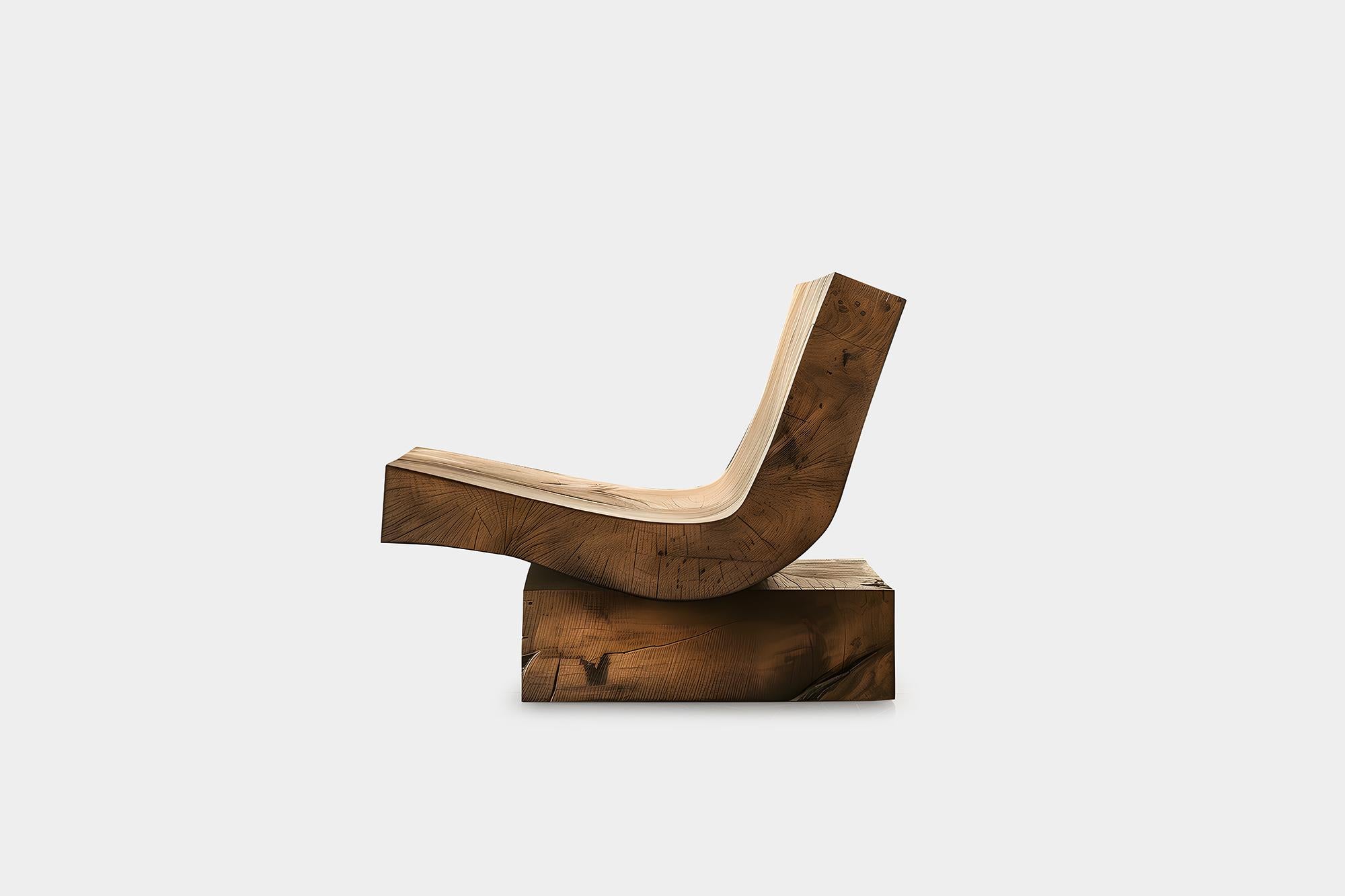 Muted by NONO No10 Solid Oak Chair Minimalist Luxury In New Condition For Sale In Estado de Mexico CP, Estado de Mexico