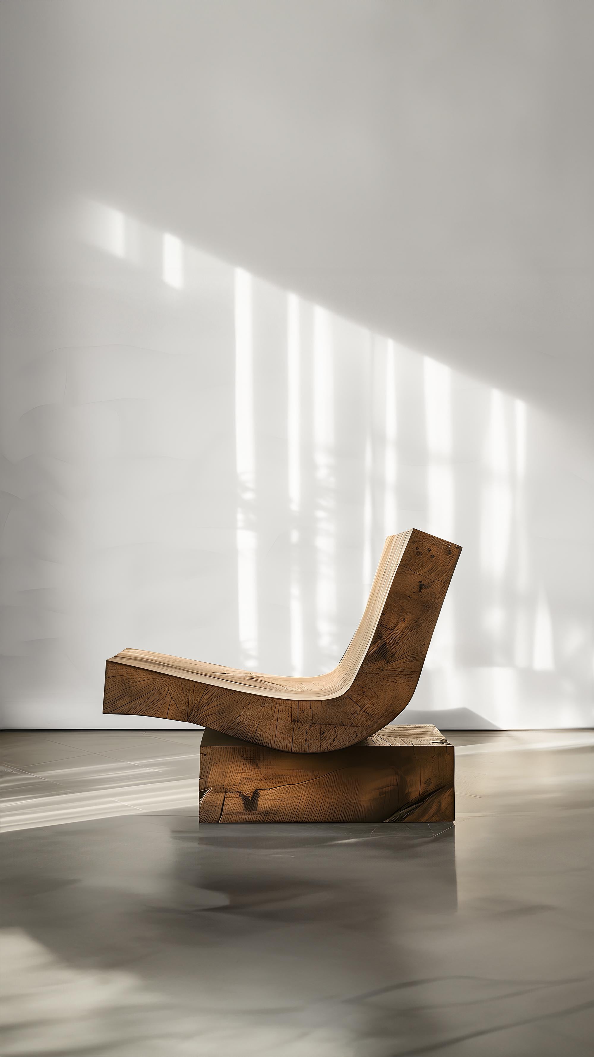 Muted by NONO No10, chaise en chêne massif, luxe minimaliste en vente 1