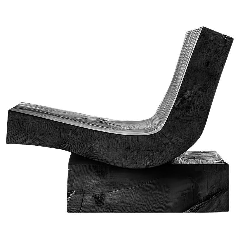 Muted by NONO No10, chaise en chêne massif, luxe minimaliste en vente