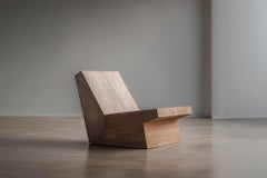 Muted by NONO No32 Chaise longue minimaliste en bois massif Confort