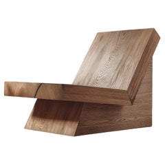 Muted by NONO No34 Solid Wood Chair Timeless Brutalist Aesthetic