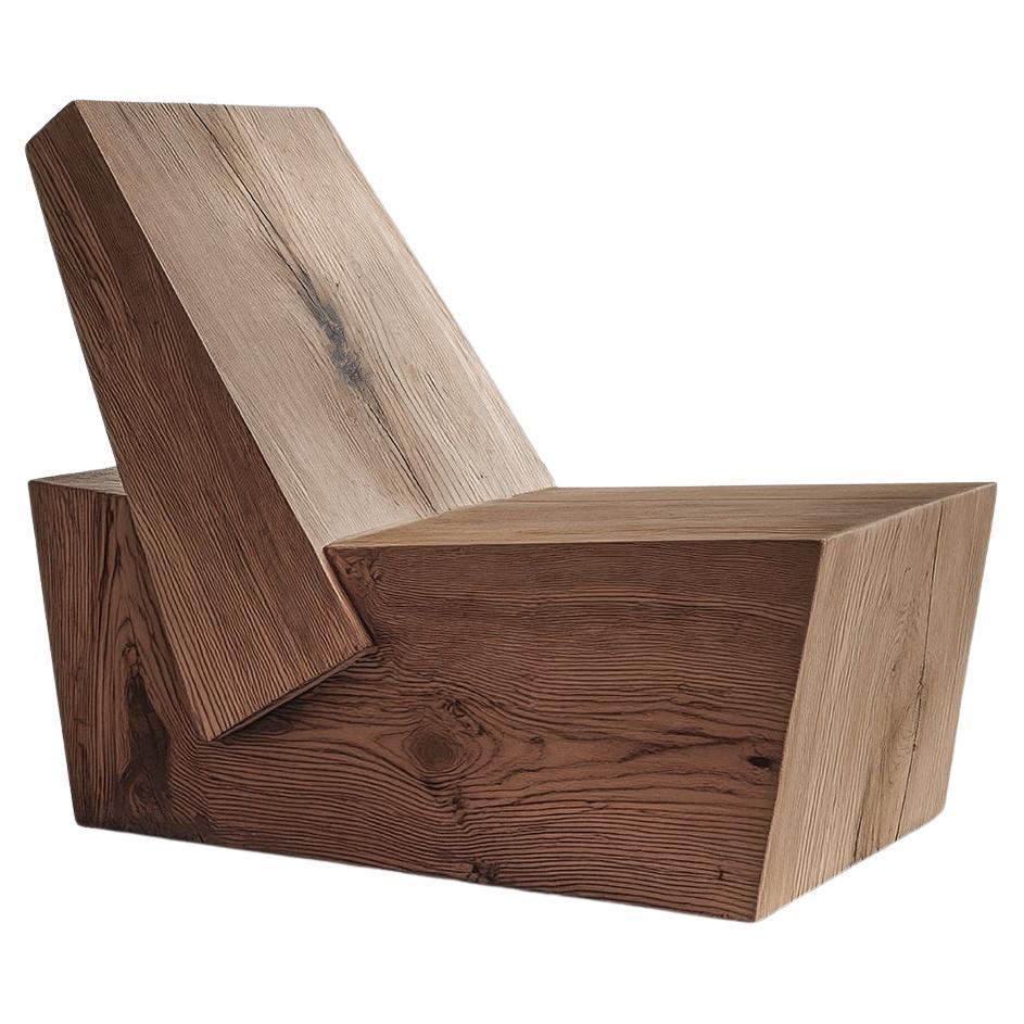 Muted by NONO No62 Minimalist Lounge Chair Solid Wood Comfort