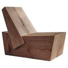 Muted by NONO No62 Minimalist Lounge Chair Solid Wood Comfort