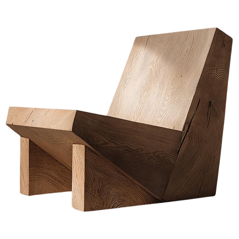 Muted by NONO No64 Solid Wood Chair Timeless Brutalist Aesthetic
