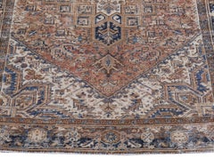 Couleurs du tapis Classic Vintage en sourdine Bisque, Grès Caramel, Indigo, Ebène