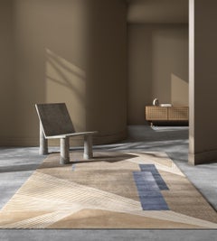 Muted Melody Gray Brown & Gray Brown 180x270 cm Hand Knotted Rugs