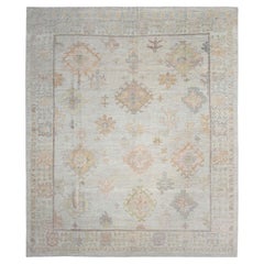 Muted Pastel Turkish Handmade Rug