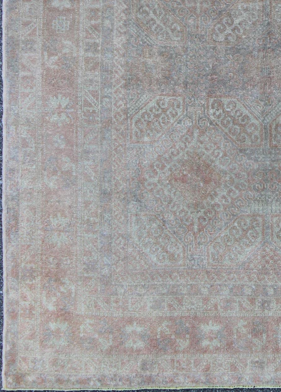 muted oushak rug
