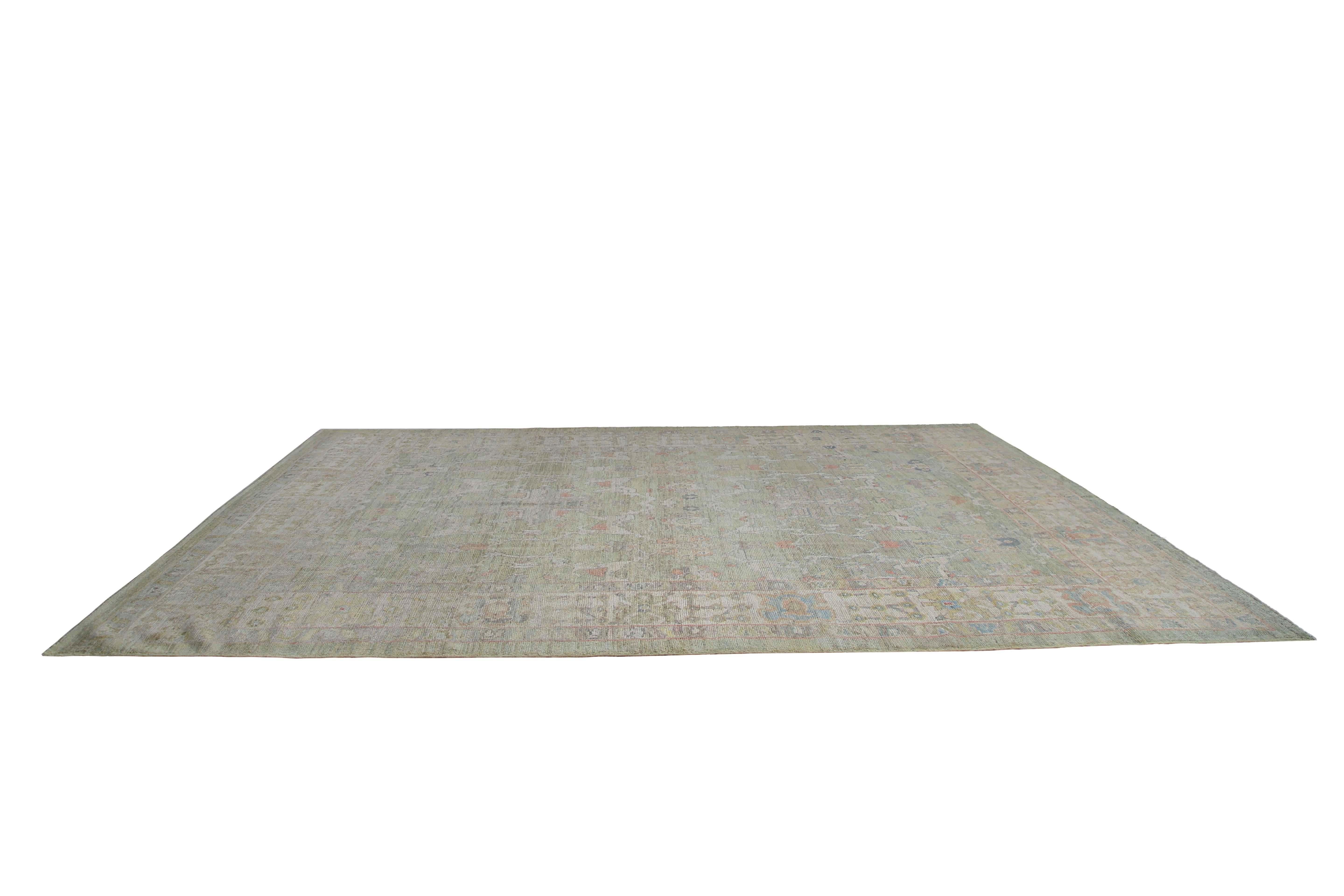 Alfombra Turca Sultanabad Rugs Matizada Hecha a Mano Anudado a mano en venta