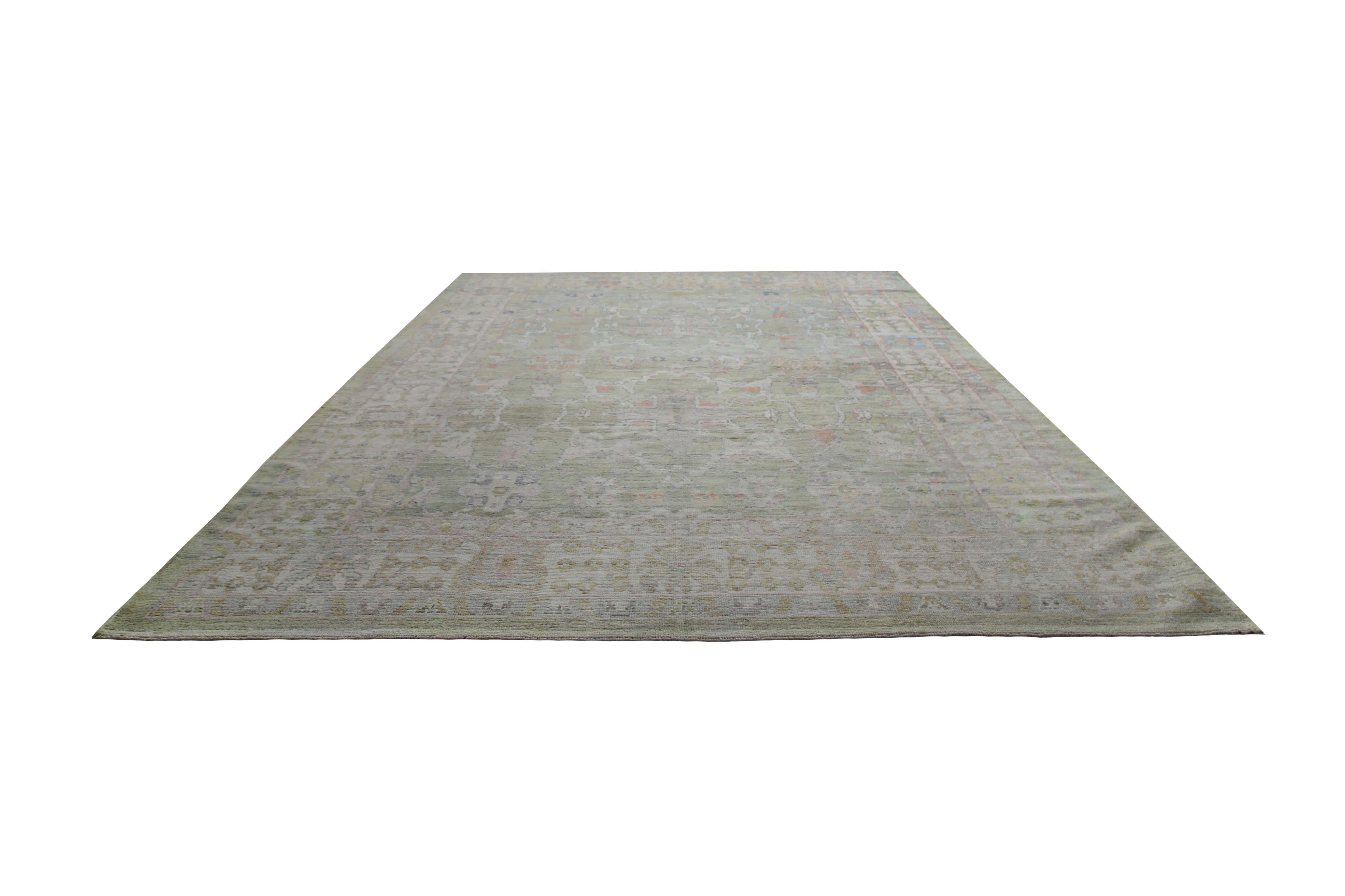 Alfombra Turca Sultanabad Rugs Matizada Hecha a Mano en Excelente estado para la venta en Dallas, TX